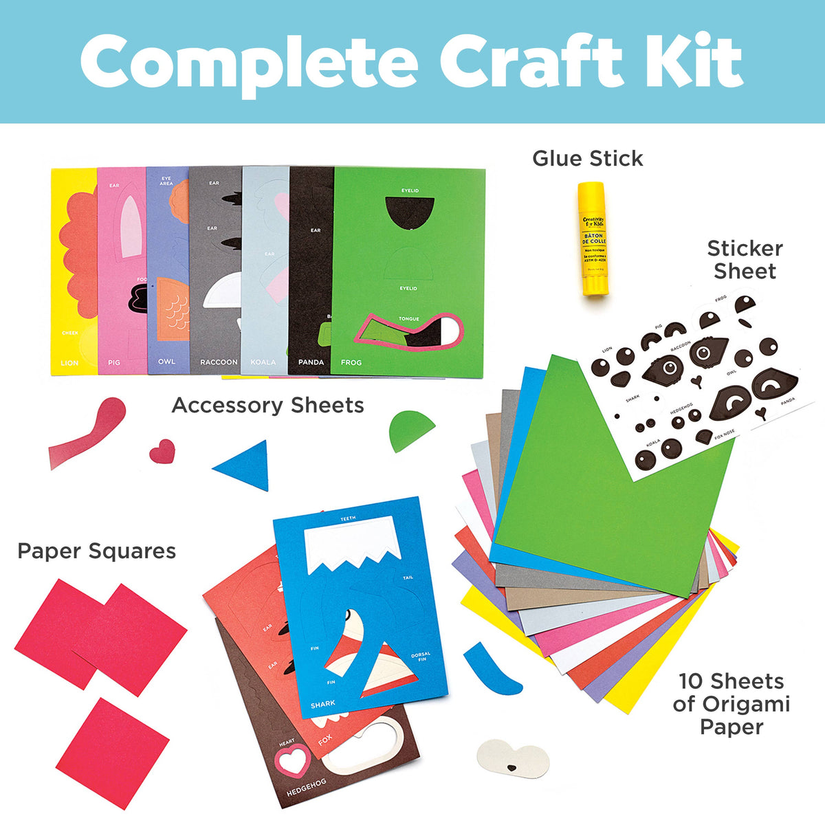 Corner Creature Bookmarks Mini Kit for Kids