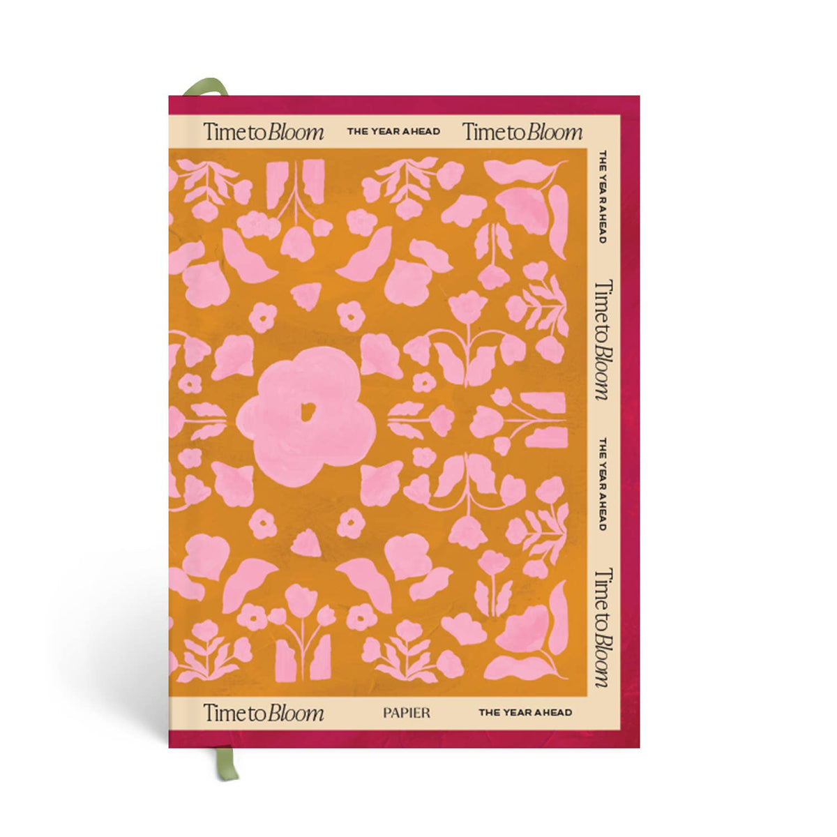 Undated Hardcover Daily Planner - Time To Bloom