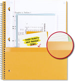 Five Star 1 Subject Notebook, Poly Cover