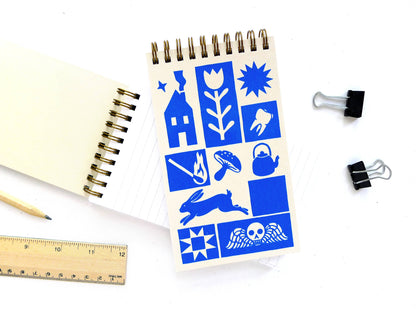 Quilt Coil Notepad: Blank