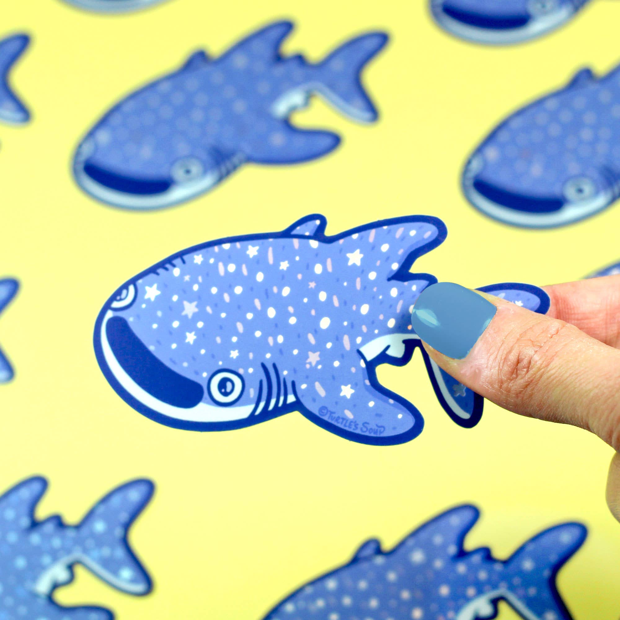 Whale Shark Holographic Vinyl Sticker