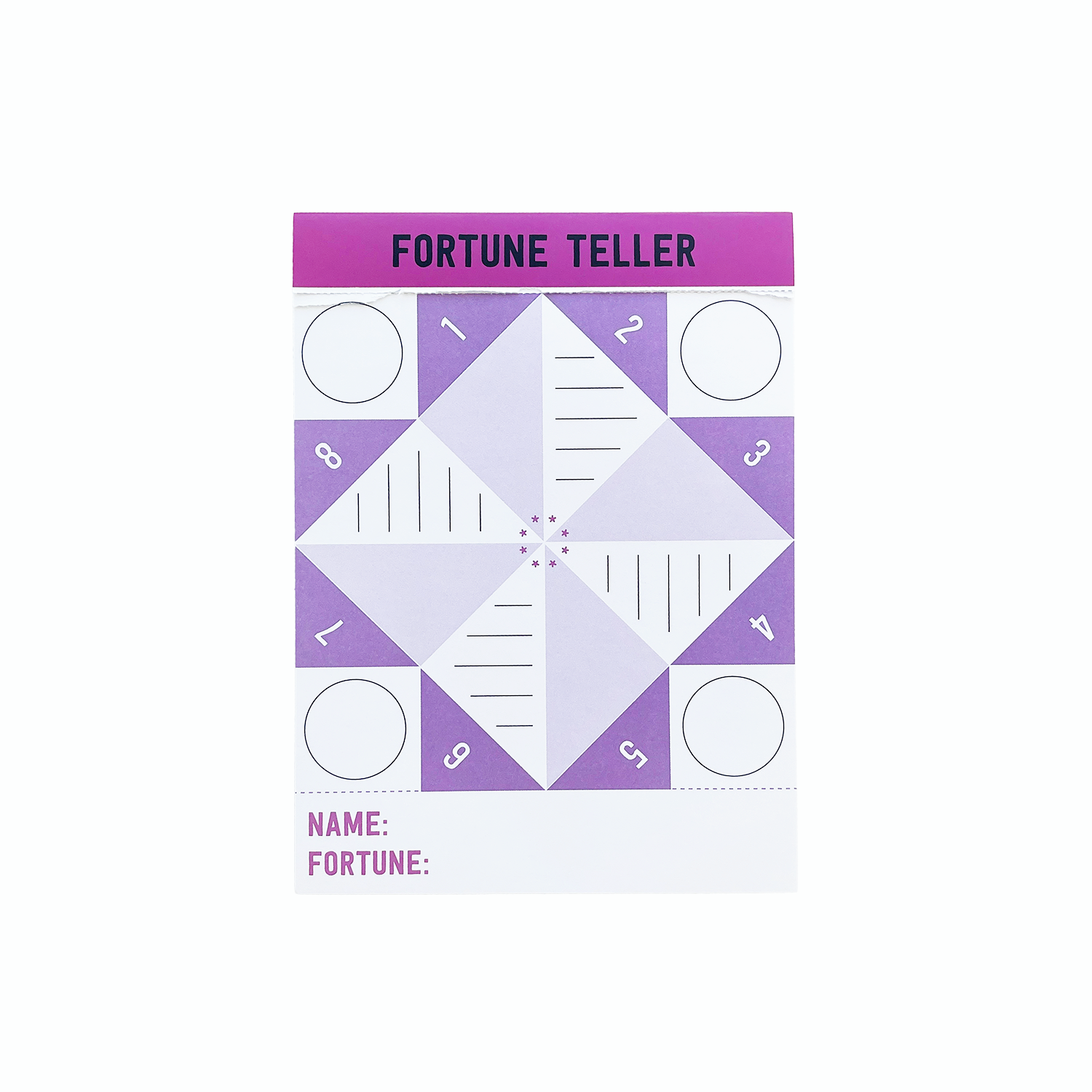 Fortune Teller On-The-Go Activity Pad