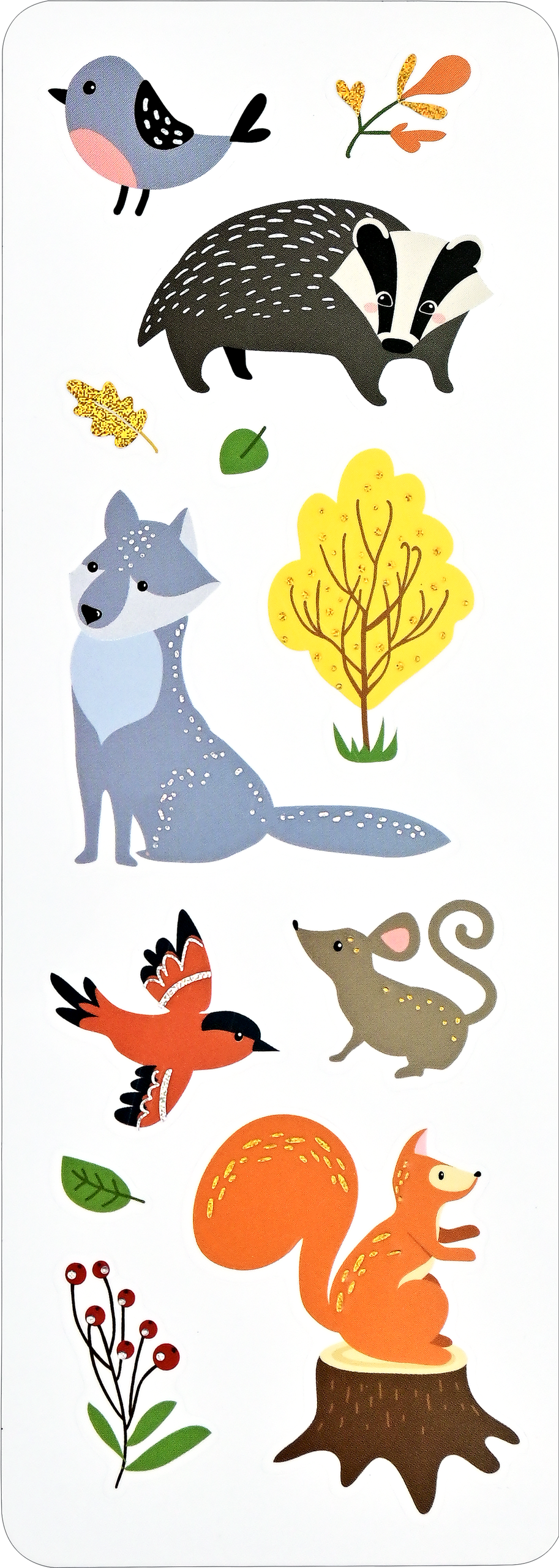 Forest Friends sticker sheet set