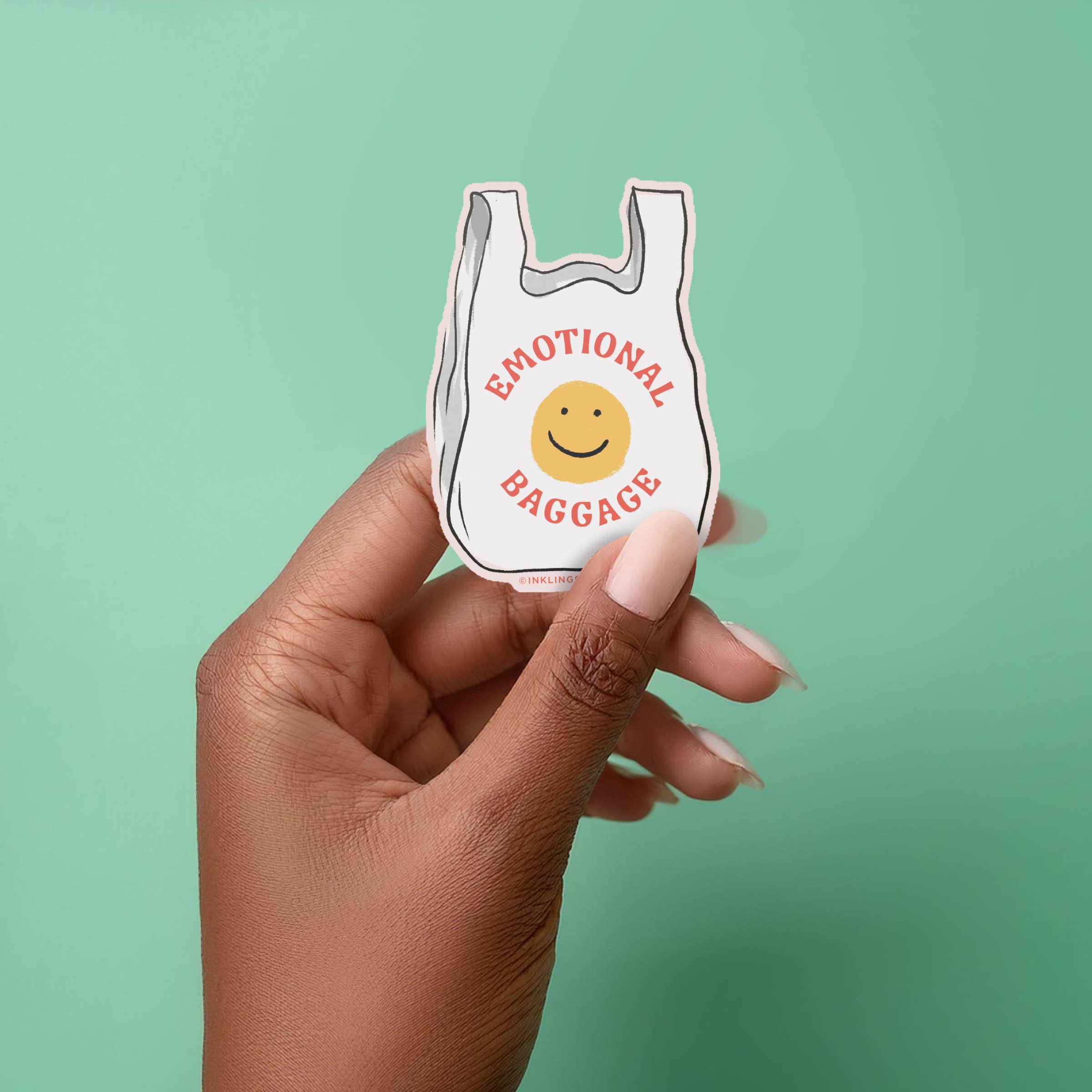 Emotional Baggage Vinyl Sticker