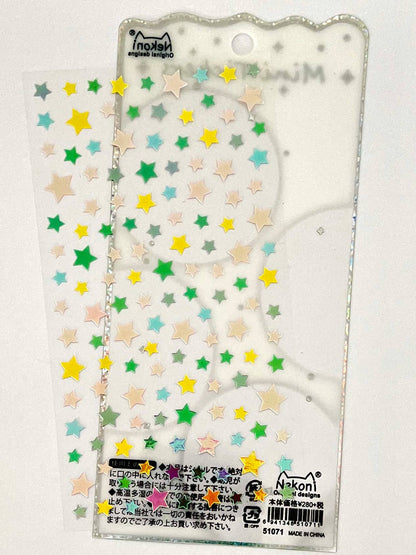 Mini star stickers