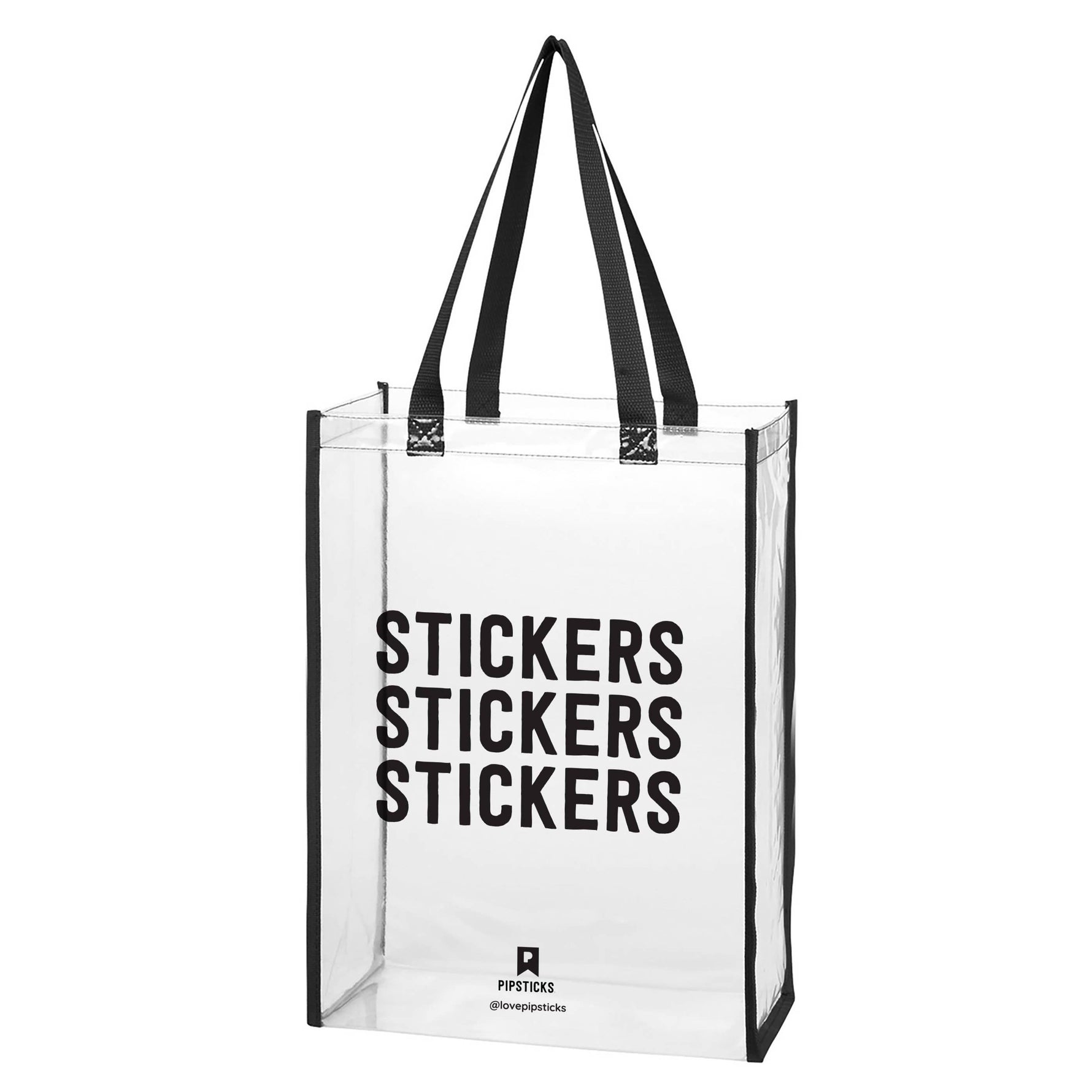 Stickers Clear Tote Bag