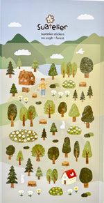 Forest sticker sheet