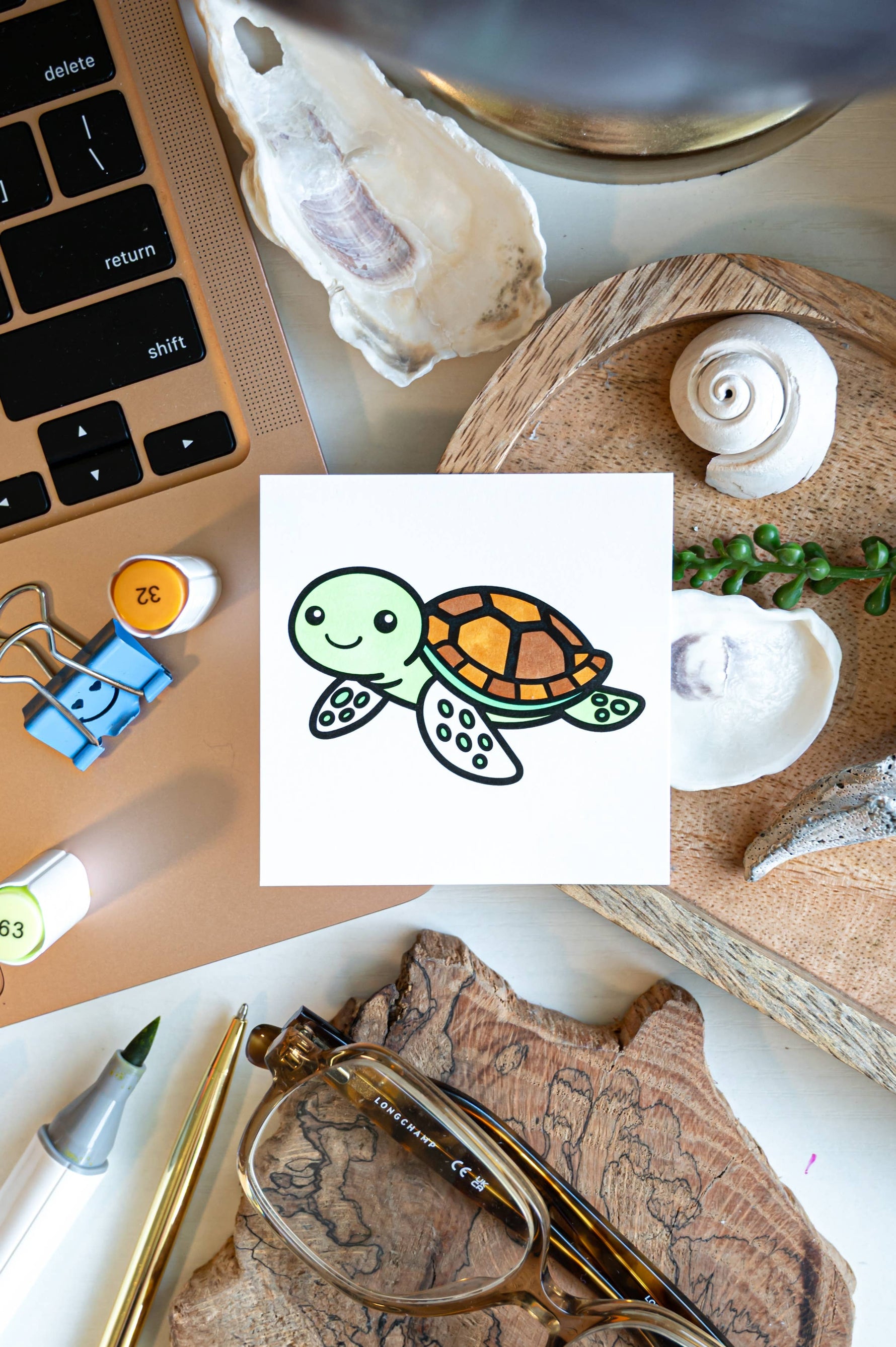 Aquatic Creatures Mini Coloring Book - Ocean Animals & Fish