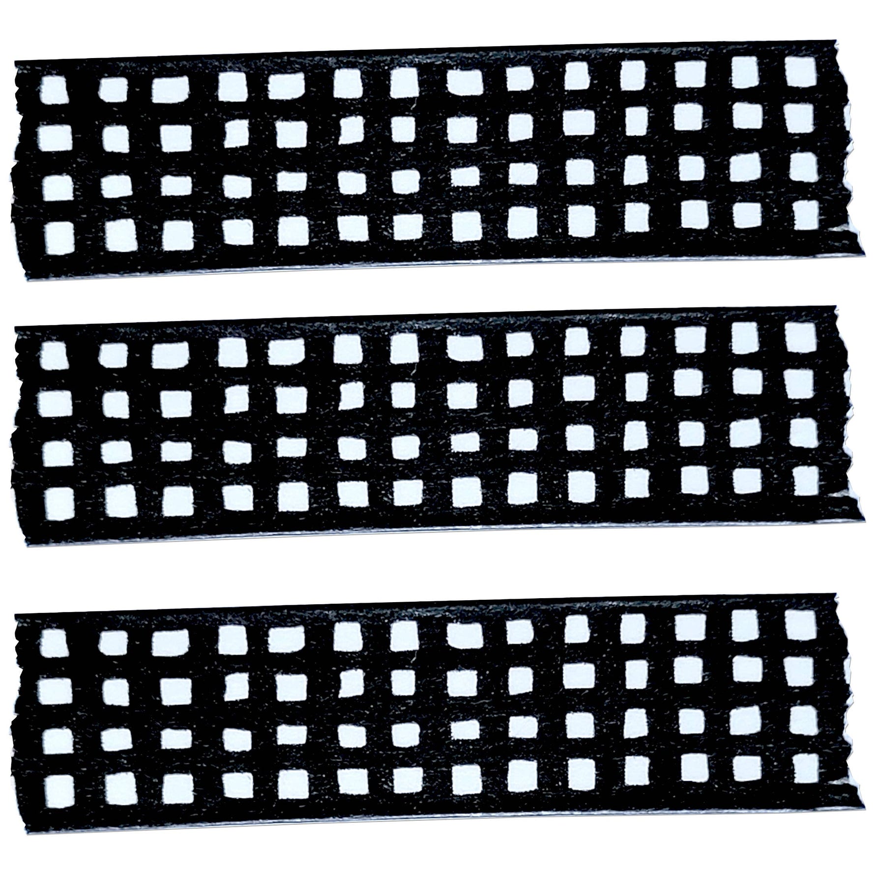 Black Gingham Washi Tape