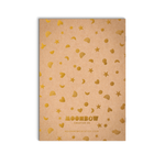 Dot Grid Notebook Gold Confetti