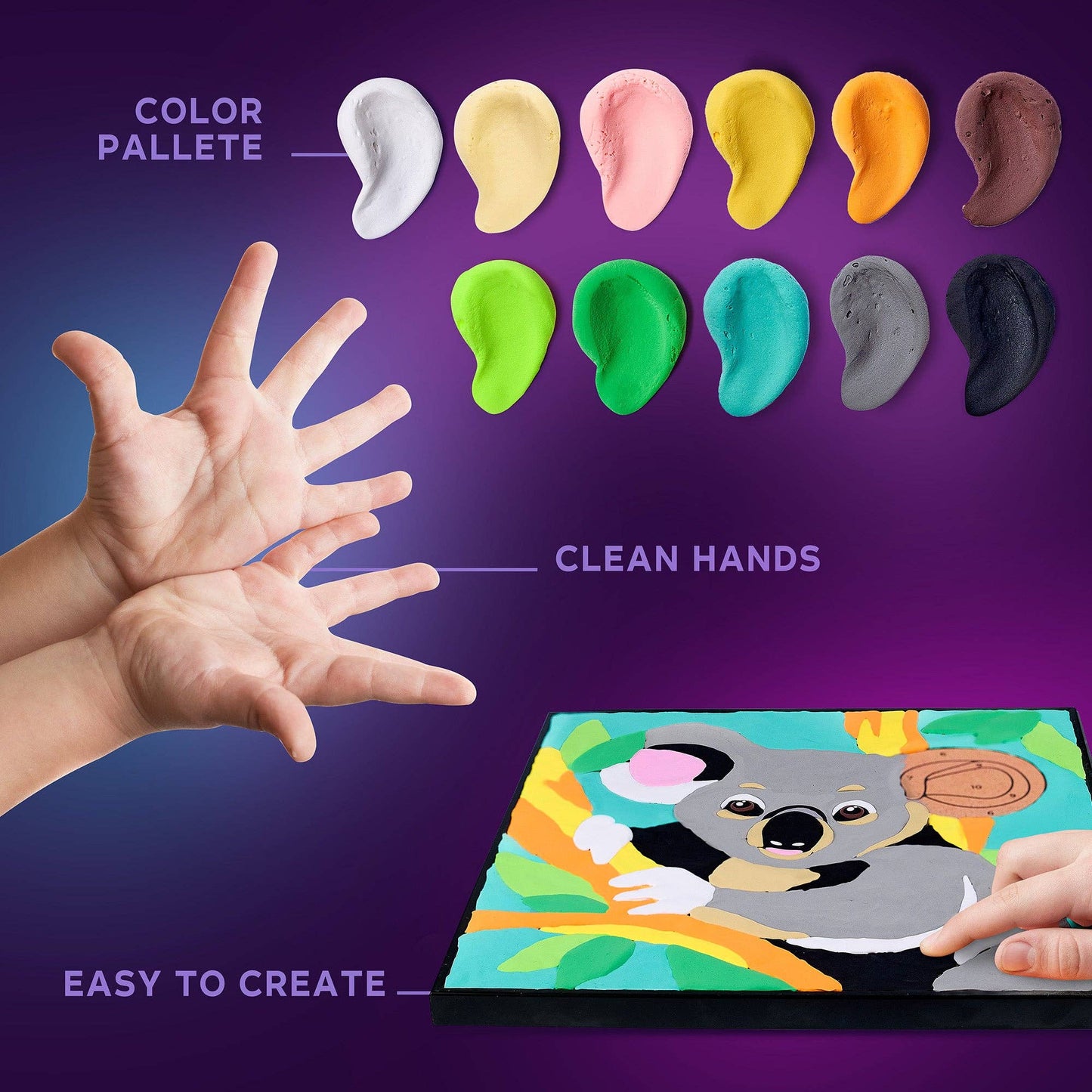 OKTO Clay by Numbers — Koala