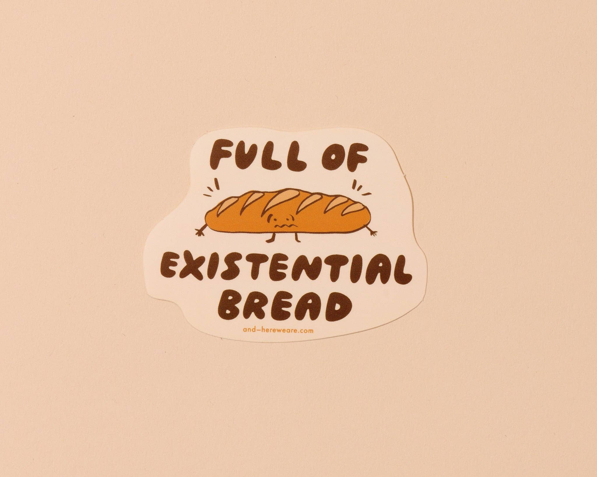 Existential Bread Vinyl Sticker