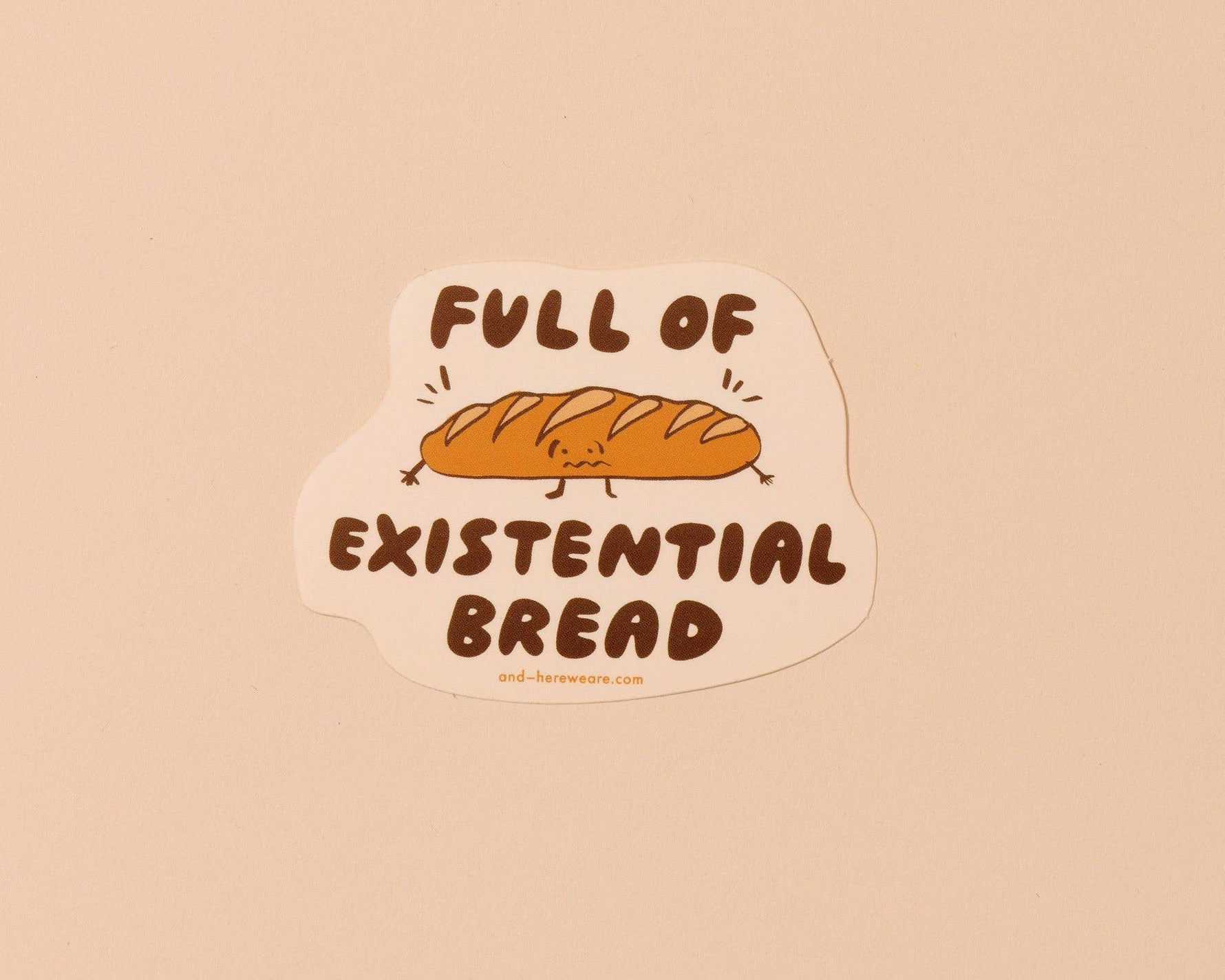 Existential Bread Vinyl Sticker