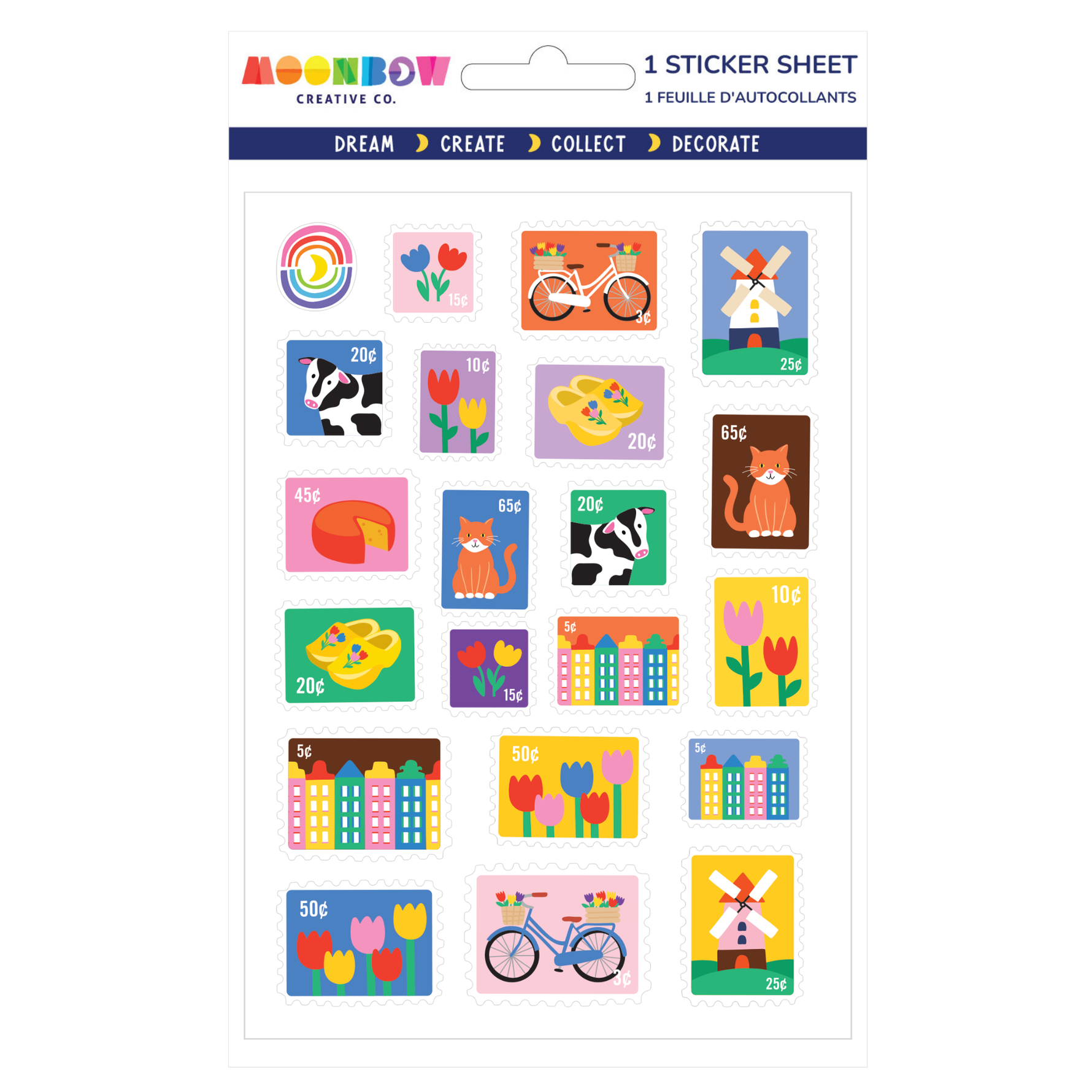 Dutch Days Glossy Sticker Sheet