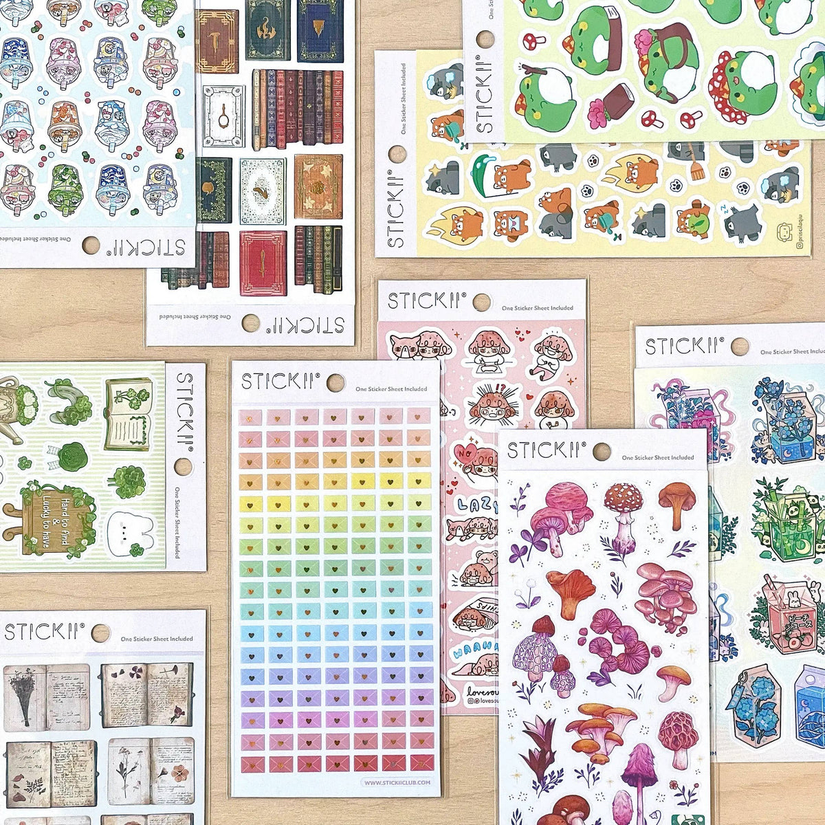 Halloween Patchwork Sticker Sheet
