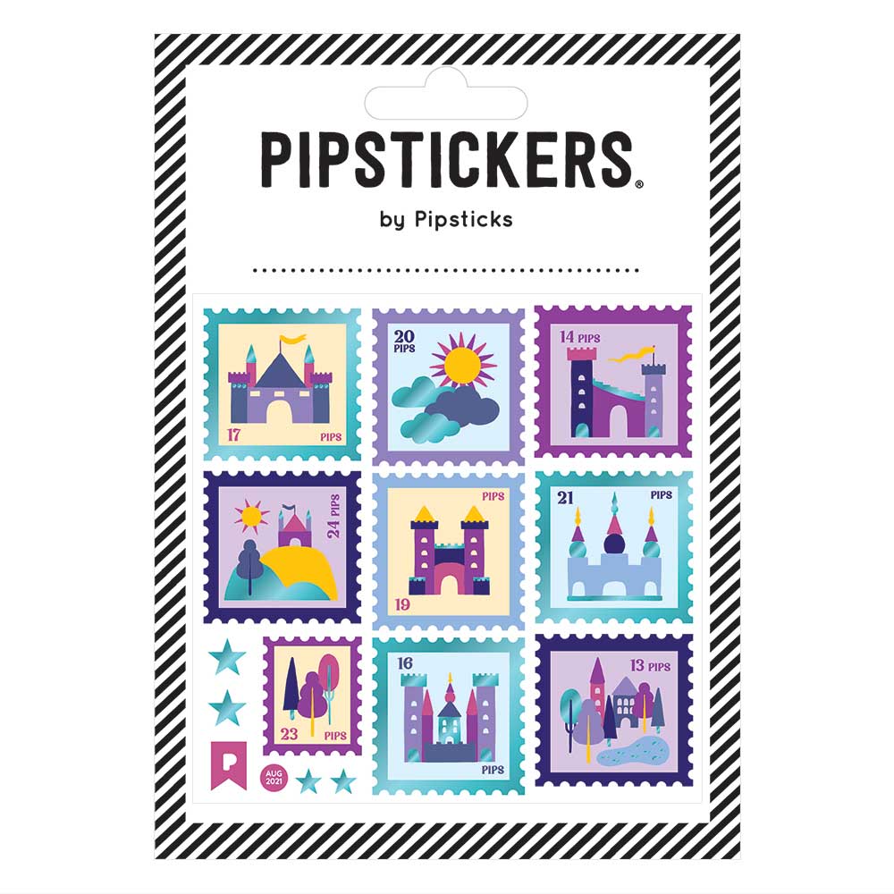 Royal Realm Stamps sticker sheet