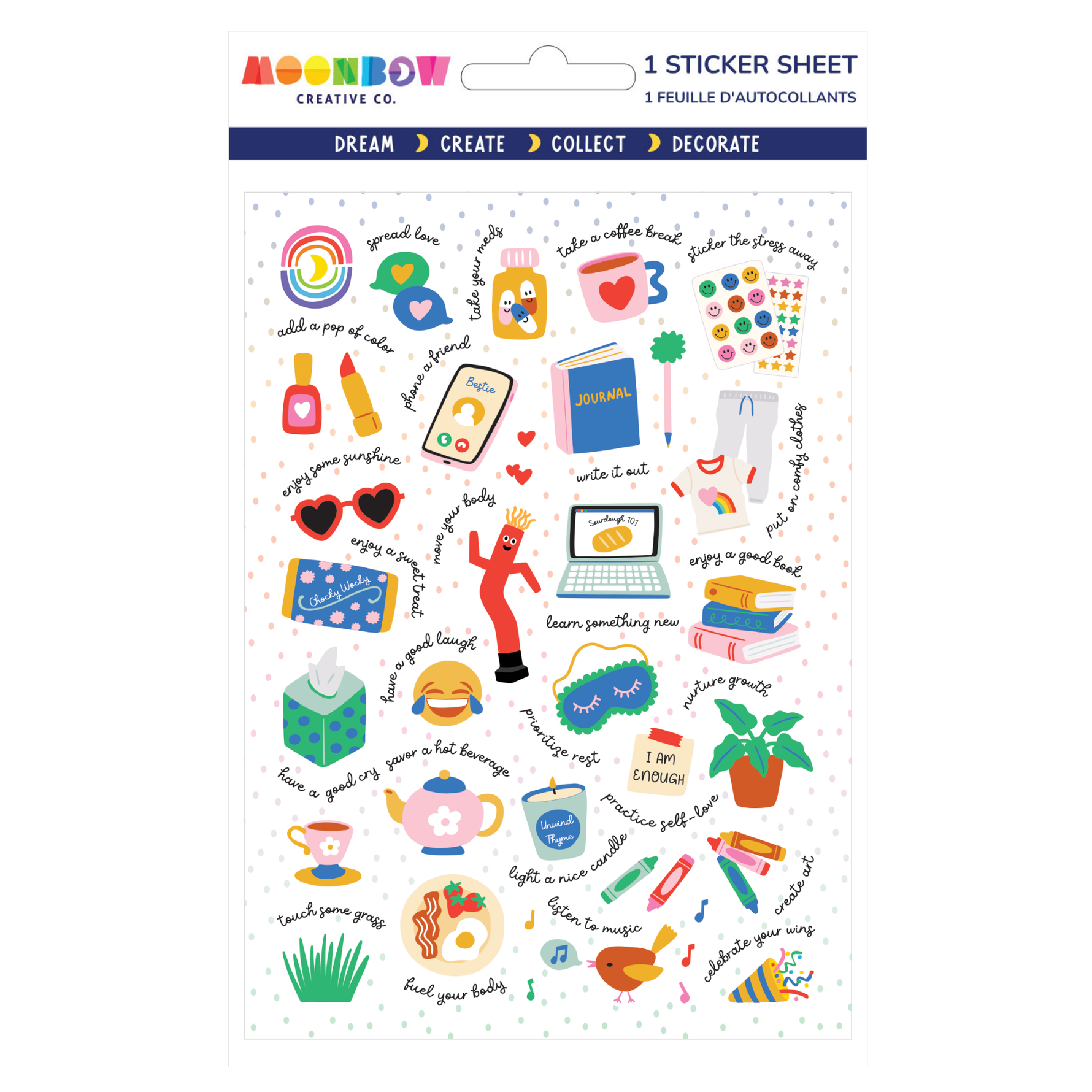Little Mood Lifts Glossy Sticker Sheet