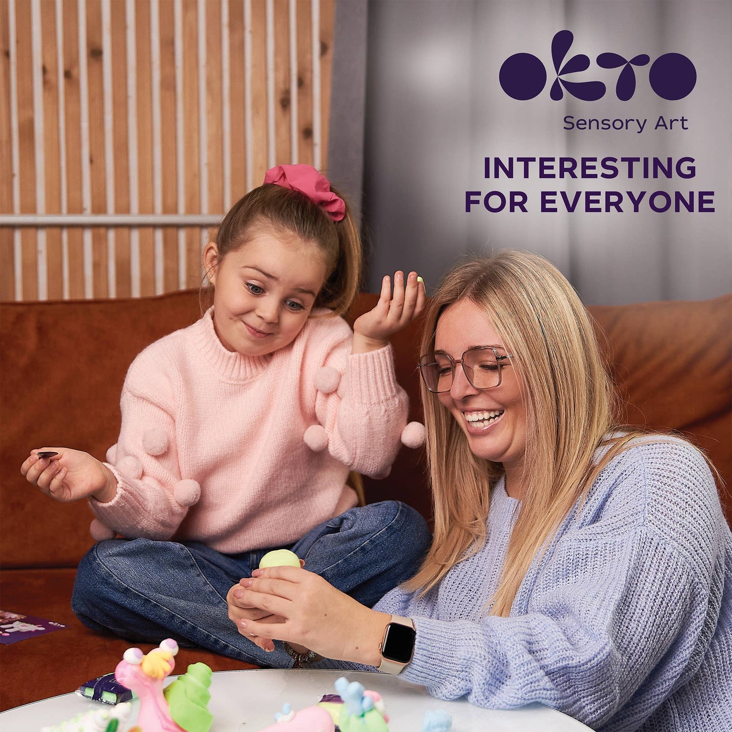 OKTO Air Clay Set for Creativity – 24 Colors