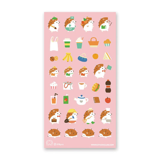 Career Critters Sticker Sheet