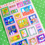 Love Letter Stamp Sticker Sheet