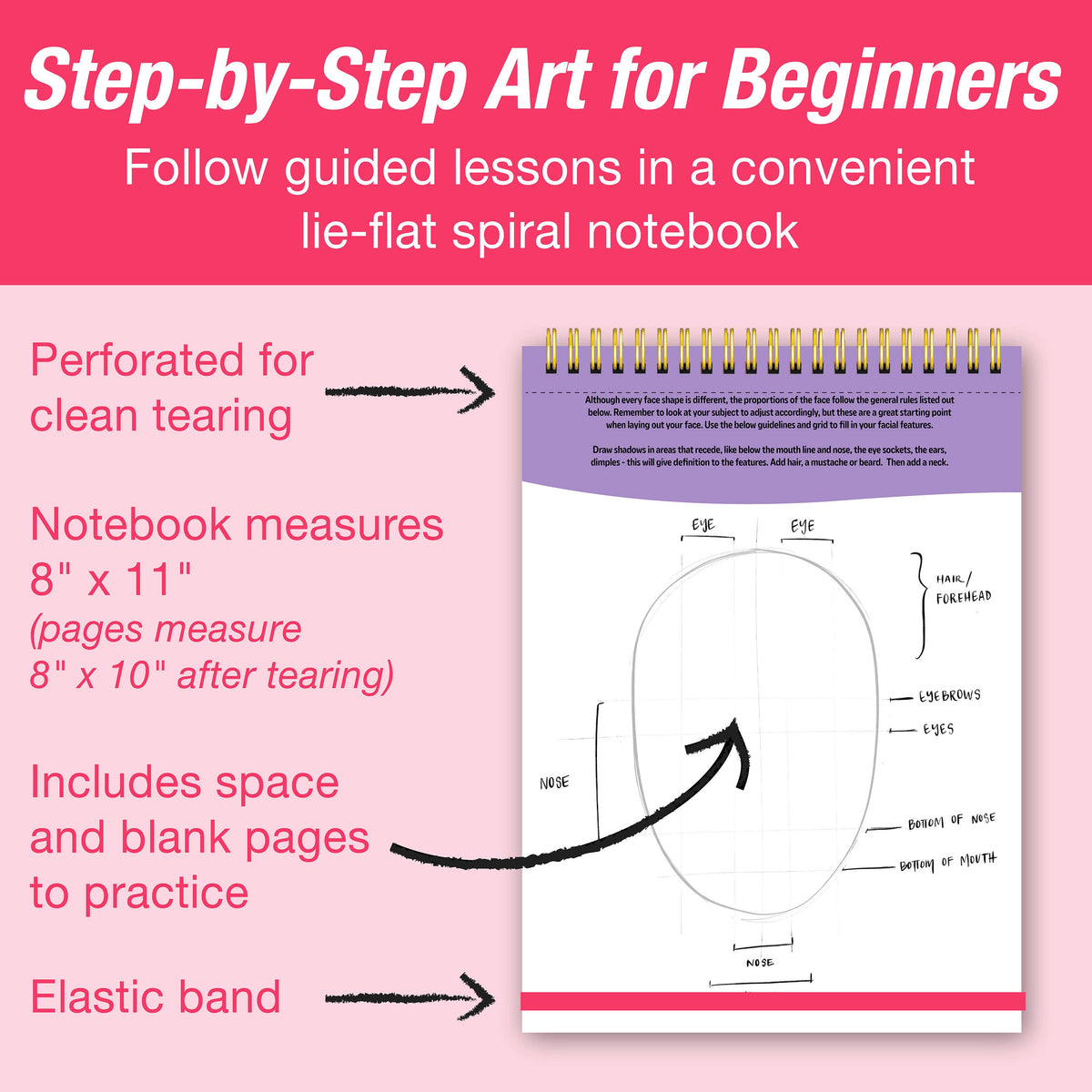Step by Step Portrait Art for Beginners