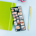 Postal Pastimes sticker sheet