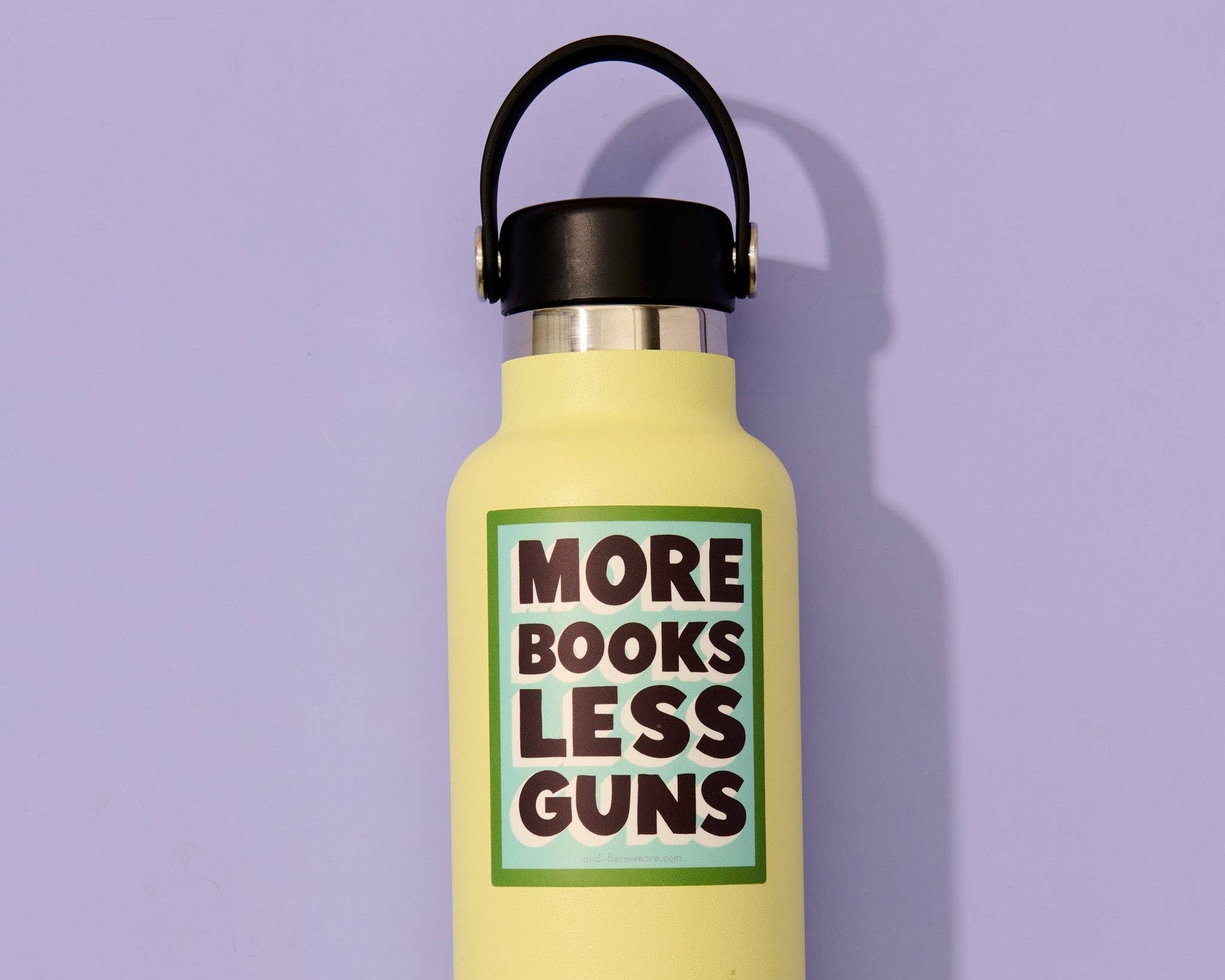 More Books Less Guns Vinyl sticker