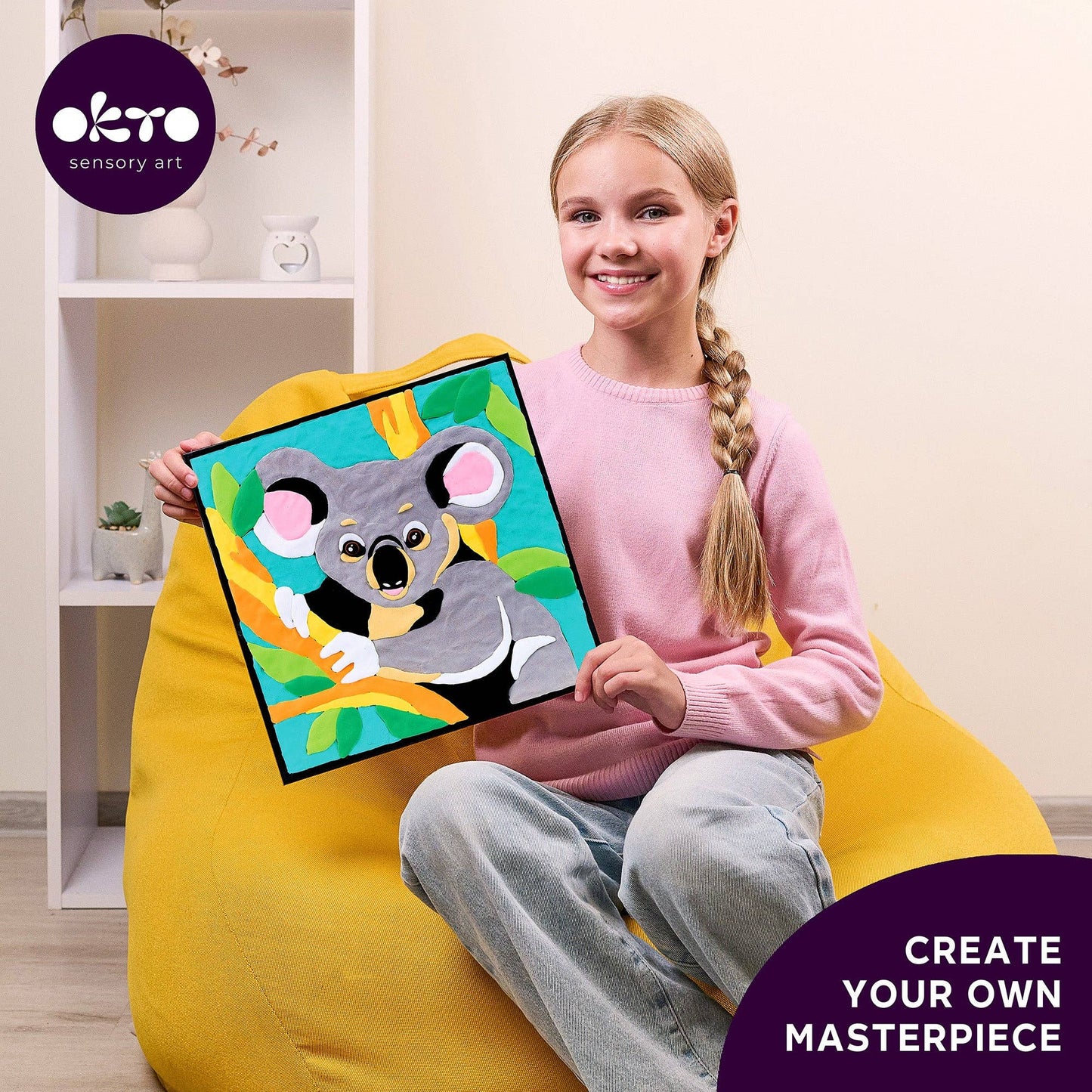 OKTO Clay by Numbers — Koala