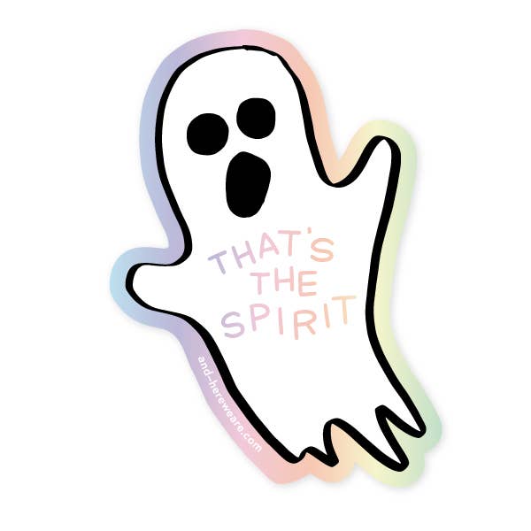 That's the Spirit (Ghost) vinyl sticker