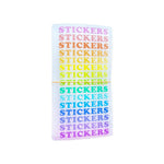 Colorful Stickers Pocket Sticker Keeper