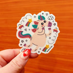 Unicorn vinyl sticker