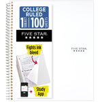 Five Star 1 Subject Notebook, Poly Cover