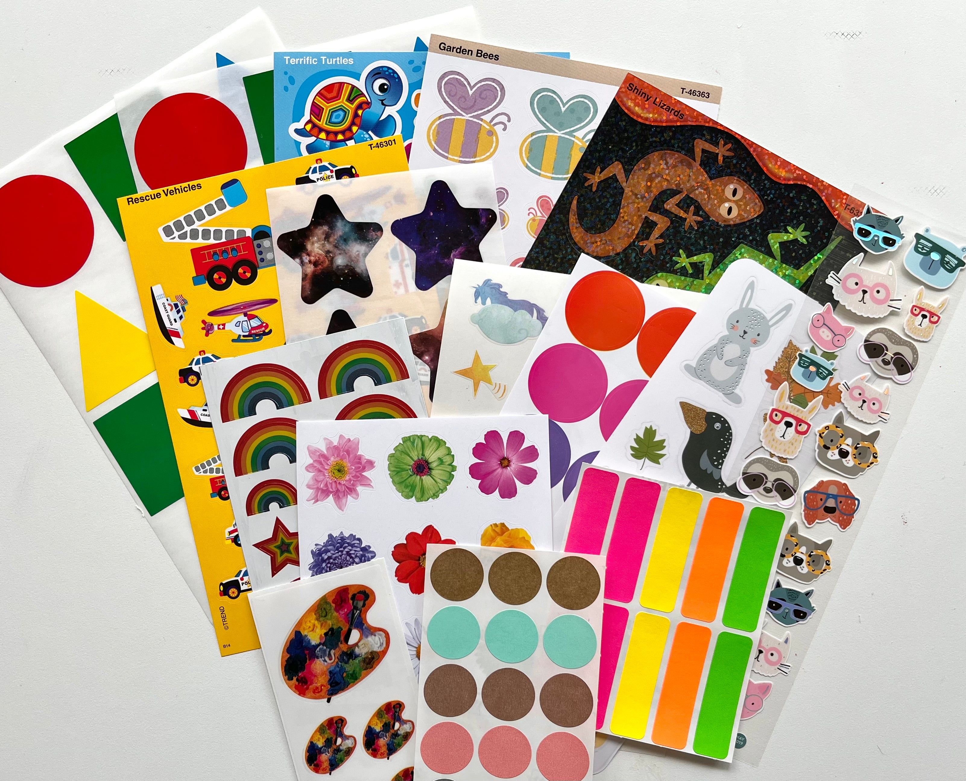 Beginner sticker pack- Preschool stickers – Color Riot