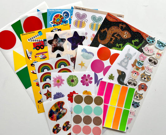 Beginner sticker pack- Preschool stickers