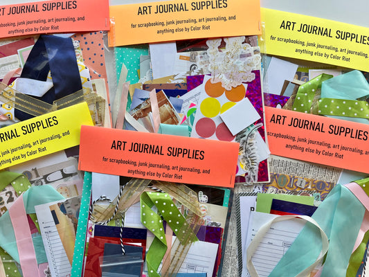 Art journal supplies