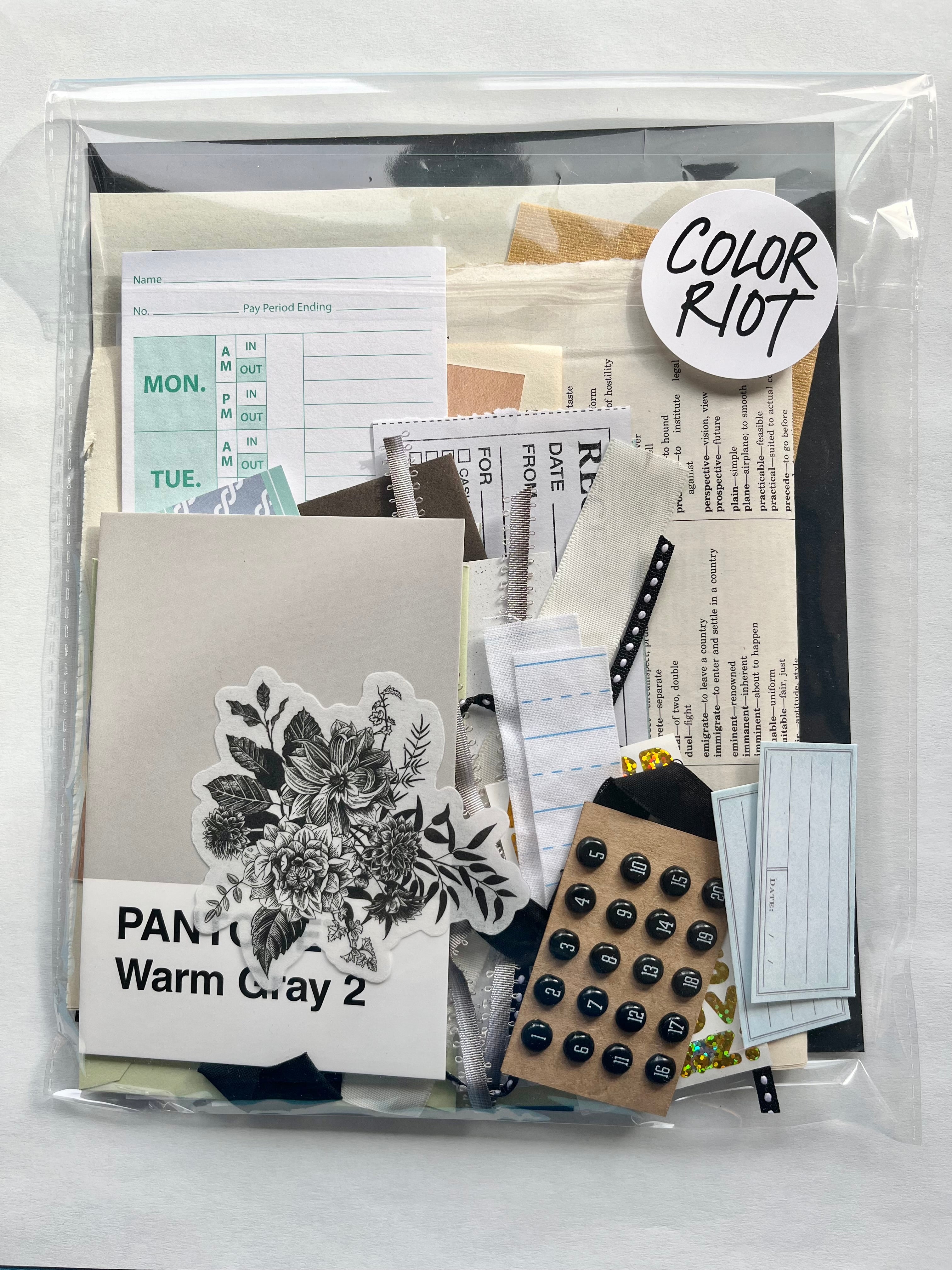 Art journal supplies