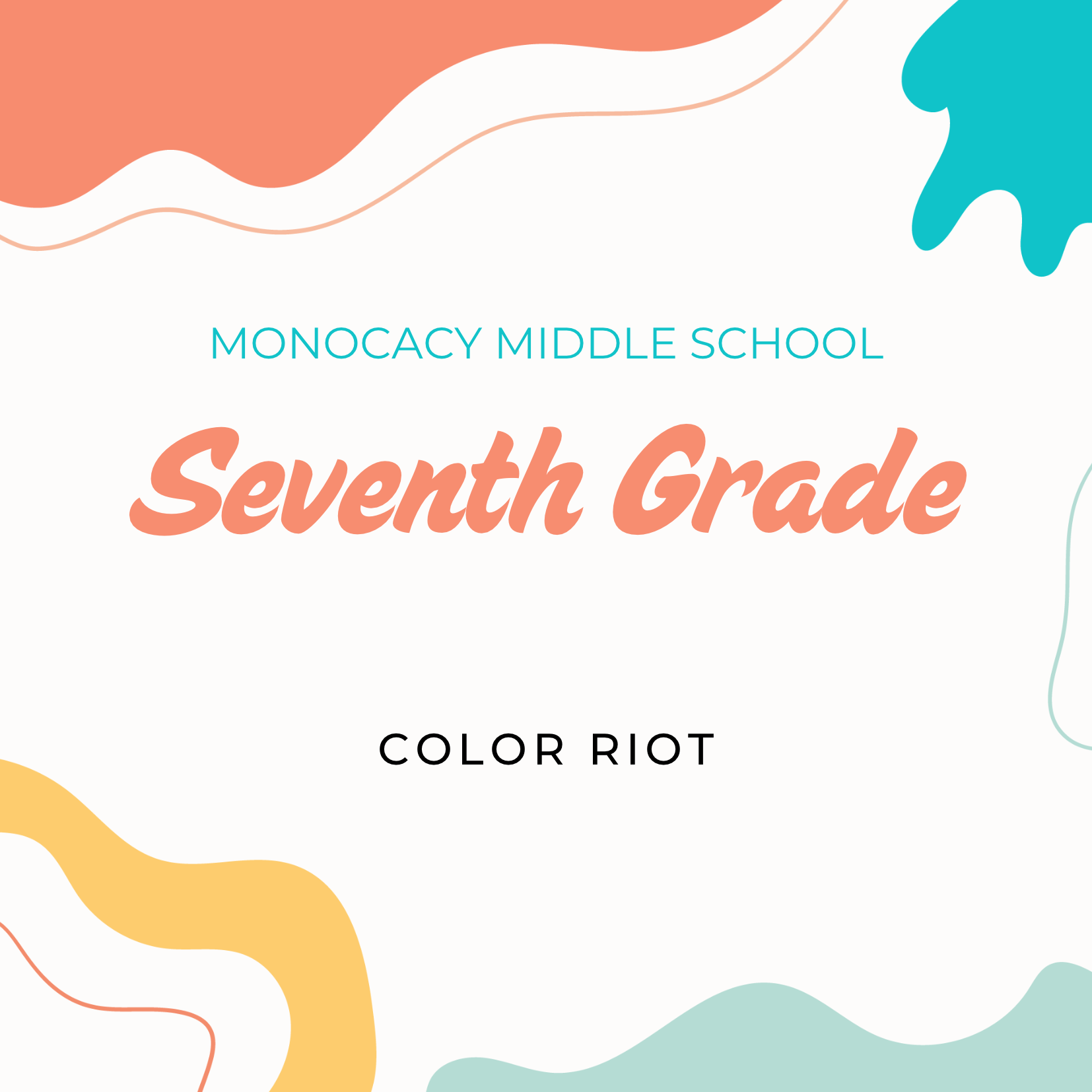 Monocacy Middle 7th Grade school supplies
