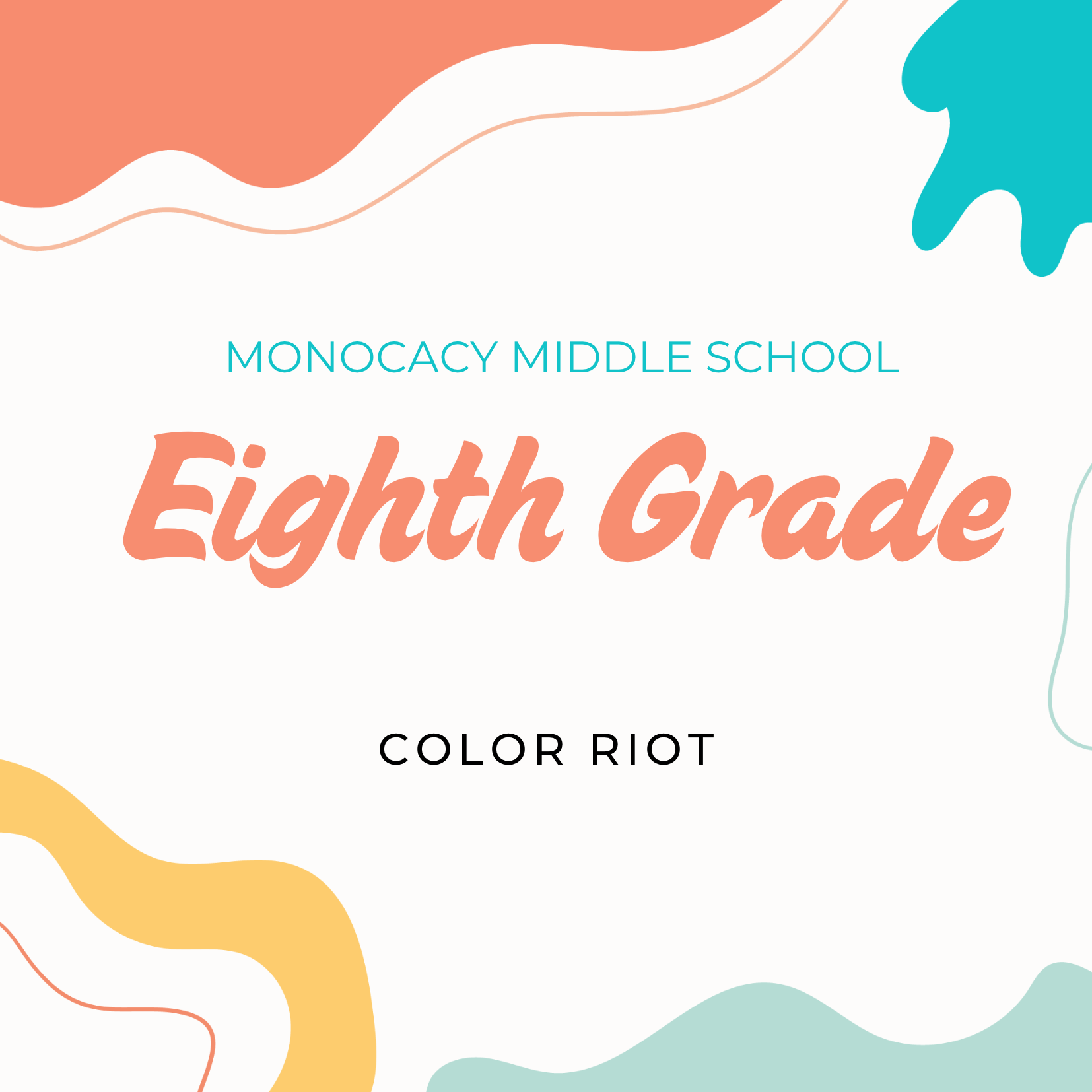 Monocacy Middle 8th grade school supplies - Preorder!