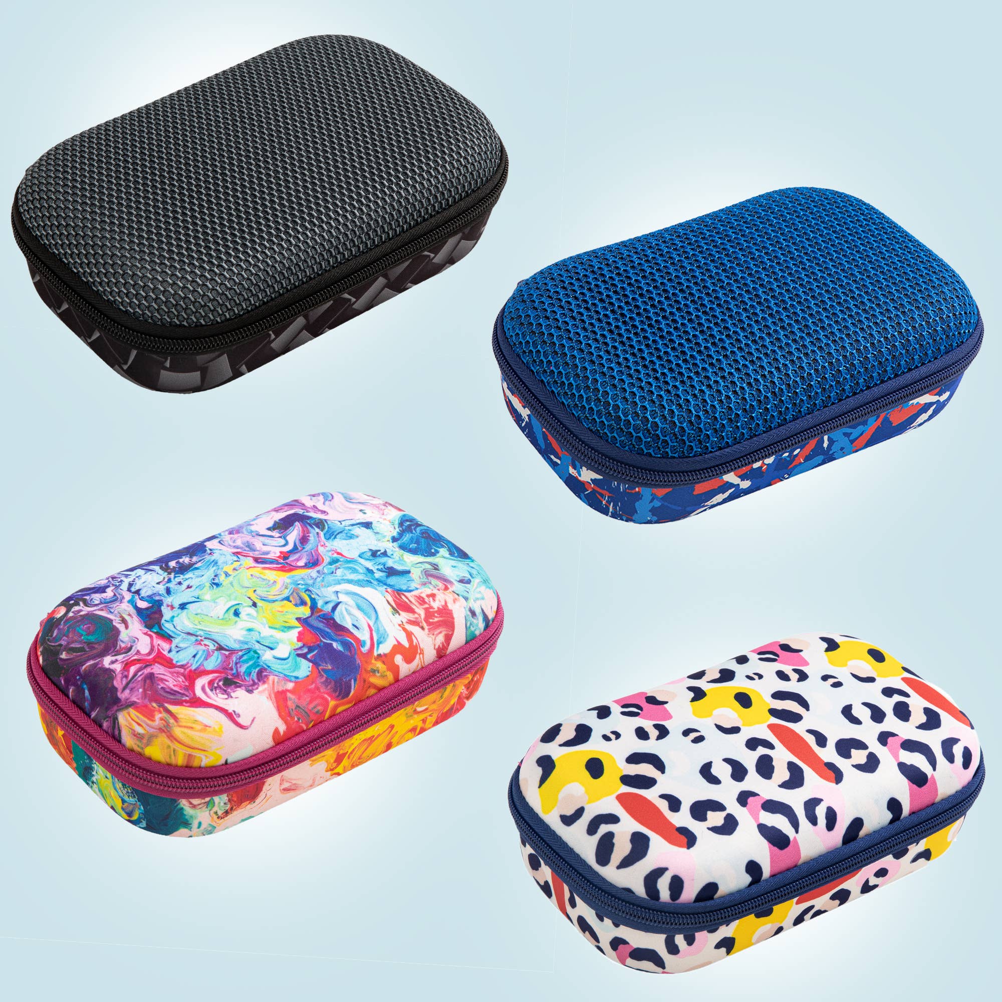 ZIPIT Colorz Storage Box, Colorful Pencil Case
