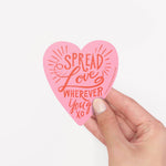 Spread Love Vinyl Sticker
