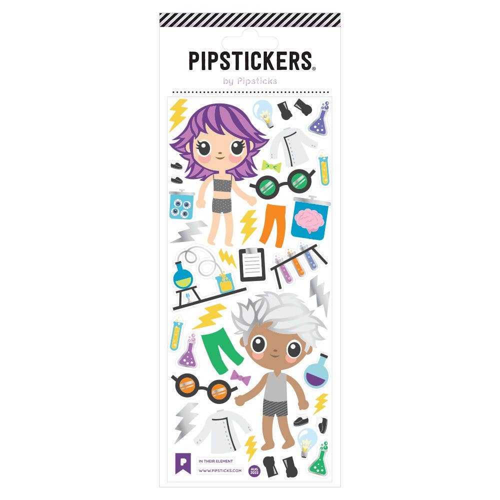 In Their Element STEM sticker sheet