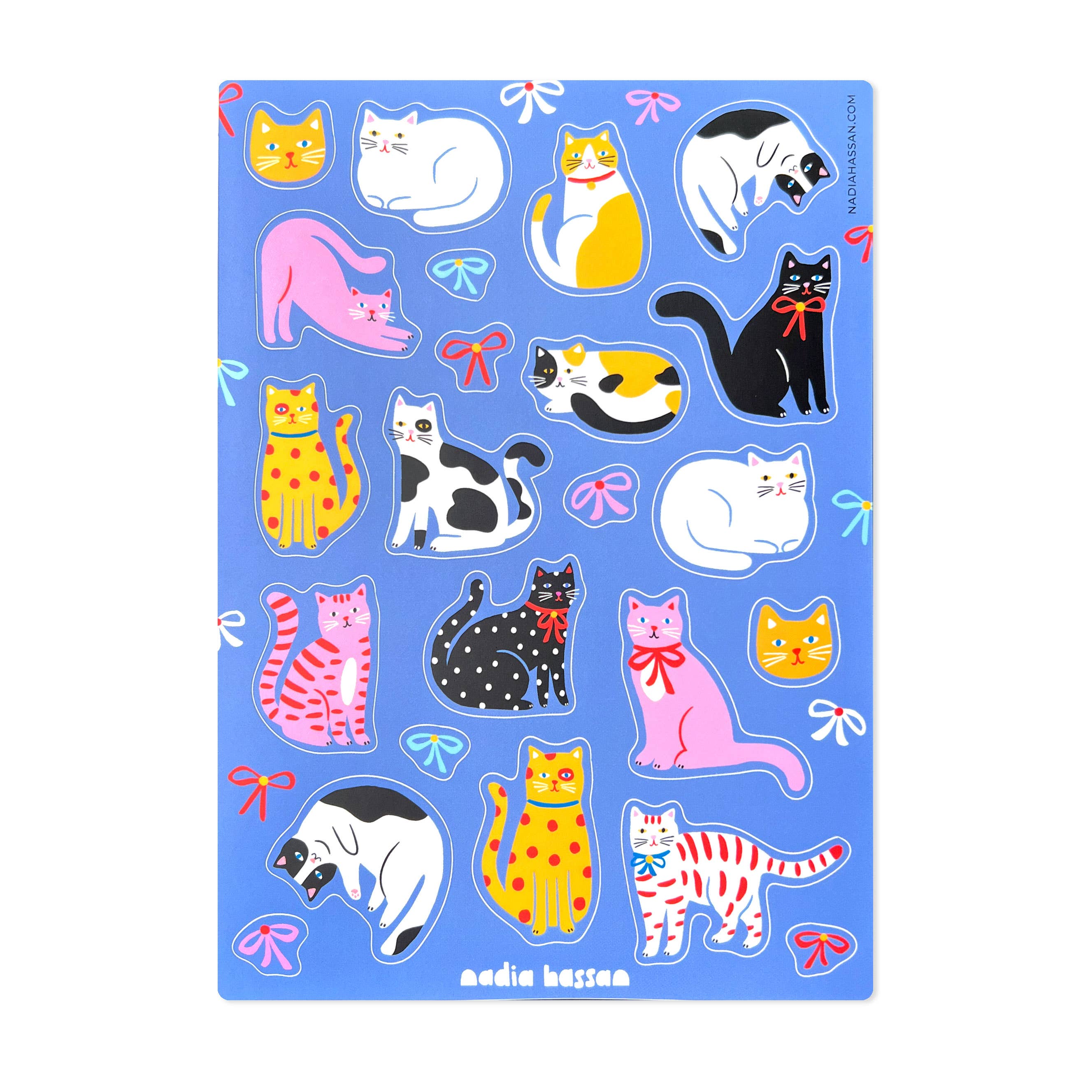Pretty Kitties Sticker Sheet