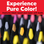 Super Soft Black Edition Colored Pencils, Neon & Pastel 12Ct
