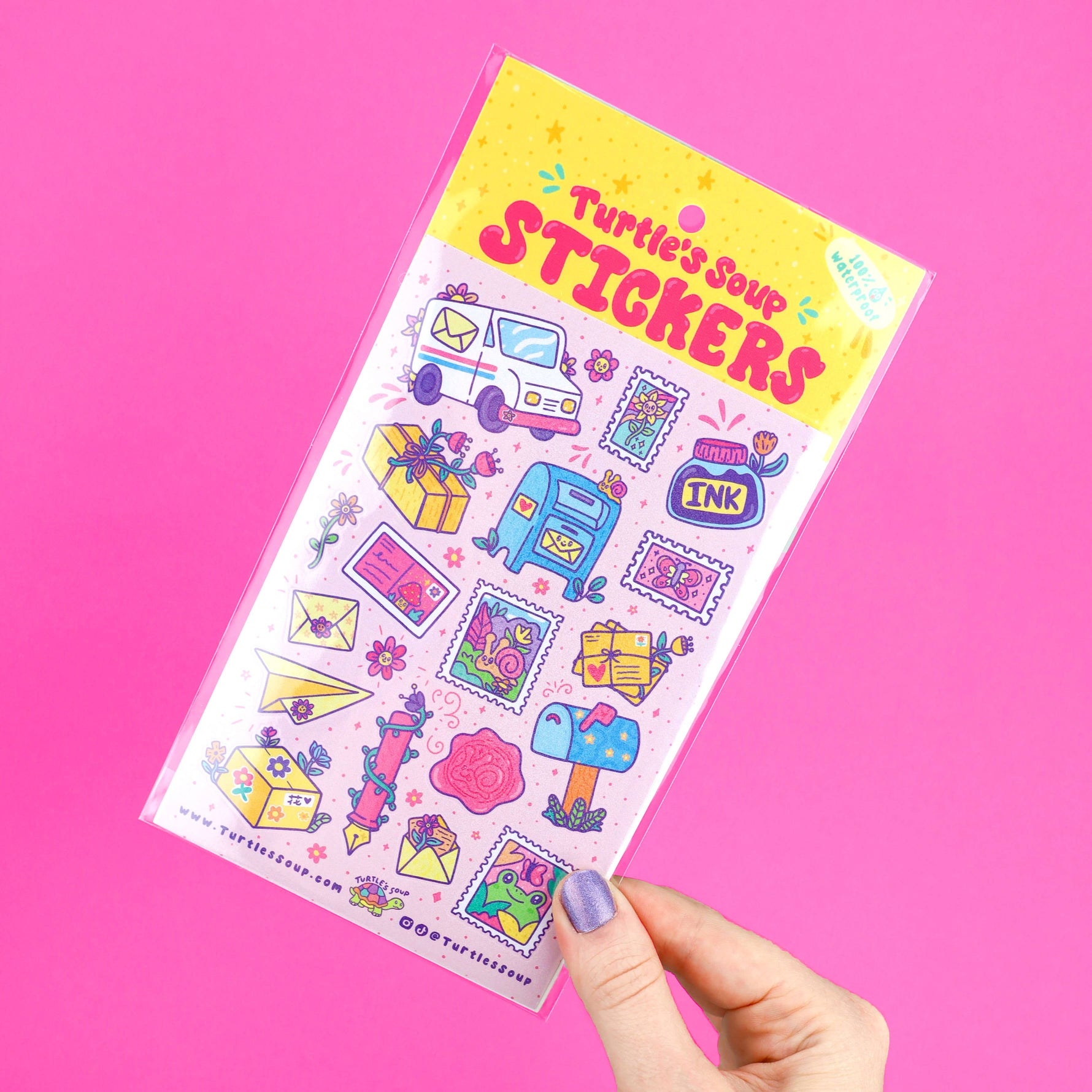 Happy Mail sticker sheet