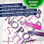 Art Crayons 15 Ct Iridescent Set