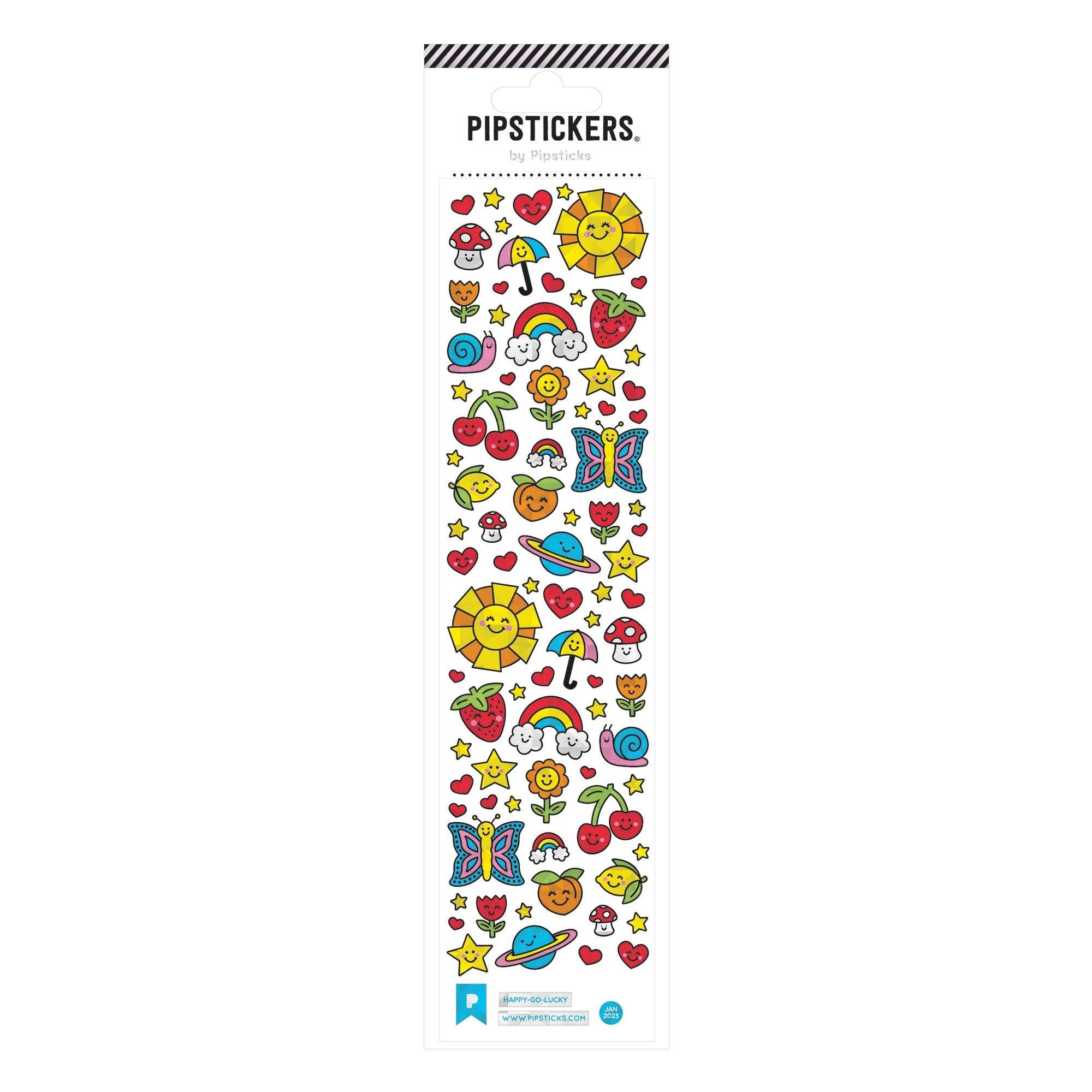 Happy-Go-Lucky sticker sheet