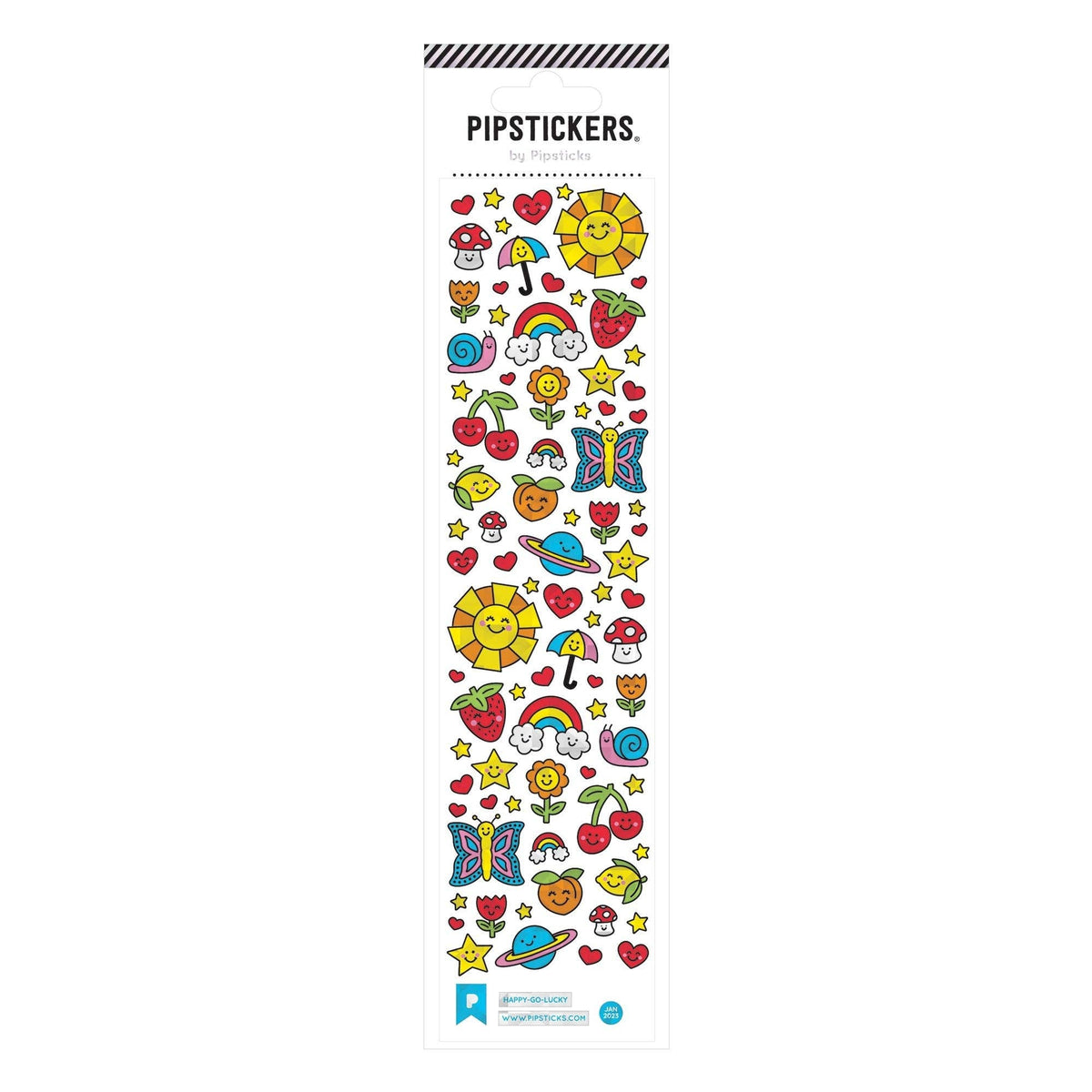 Happy-Go-Lucky sticker sheet