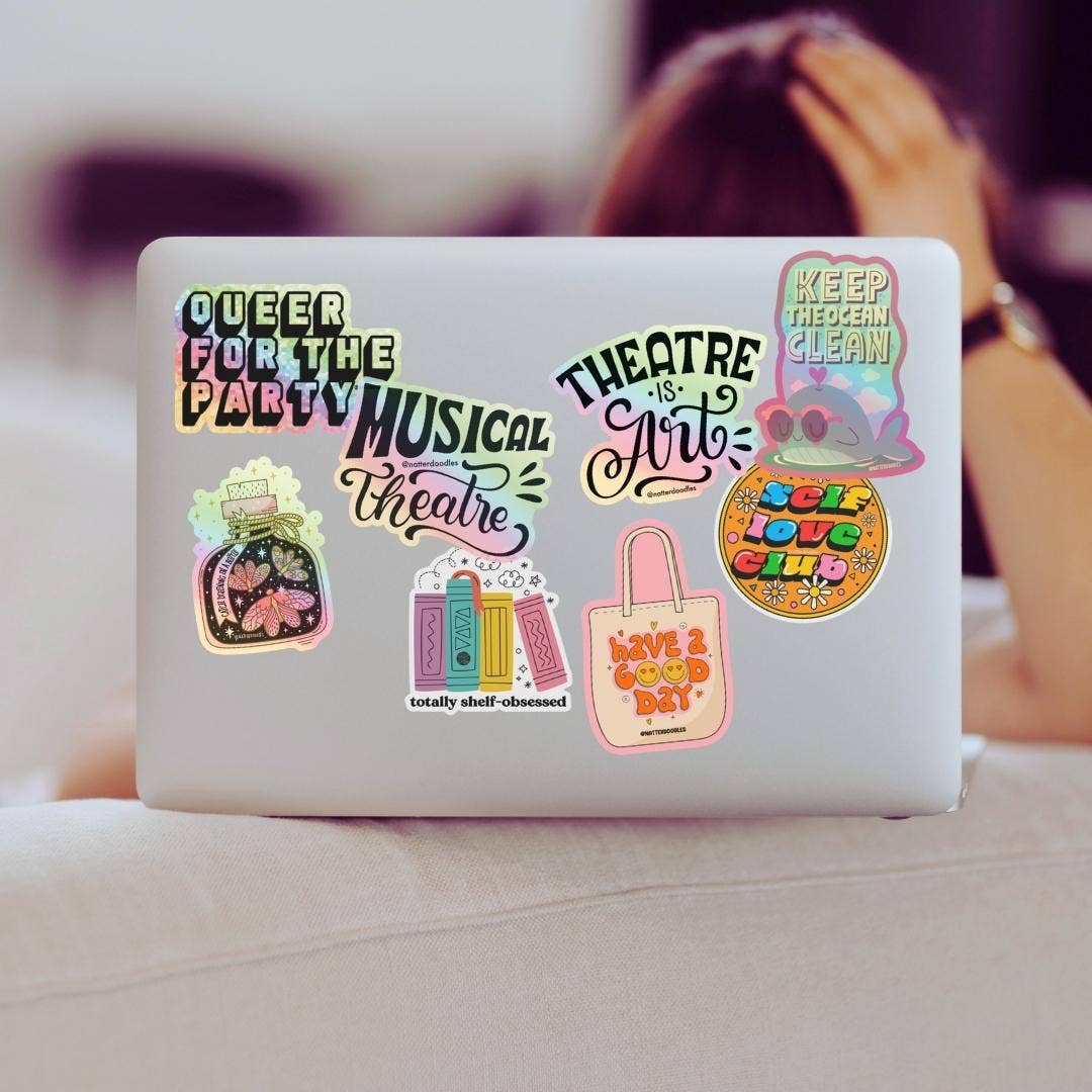 Queer for the Party vinyl sticker