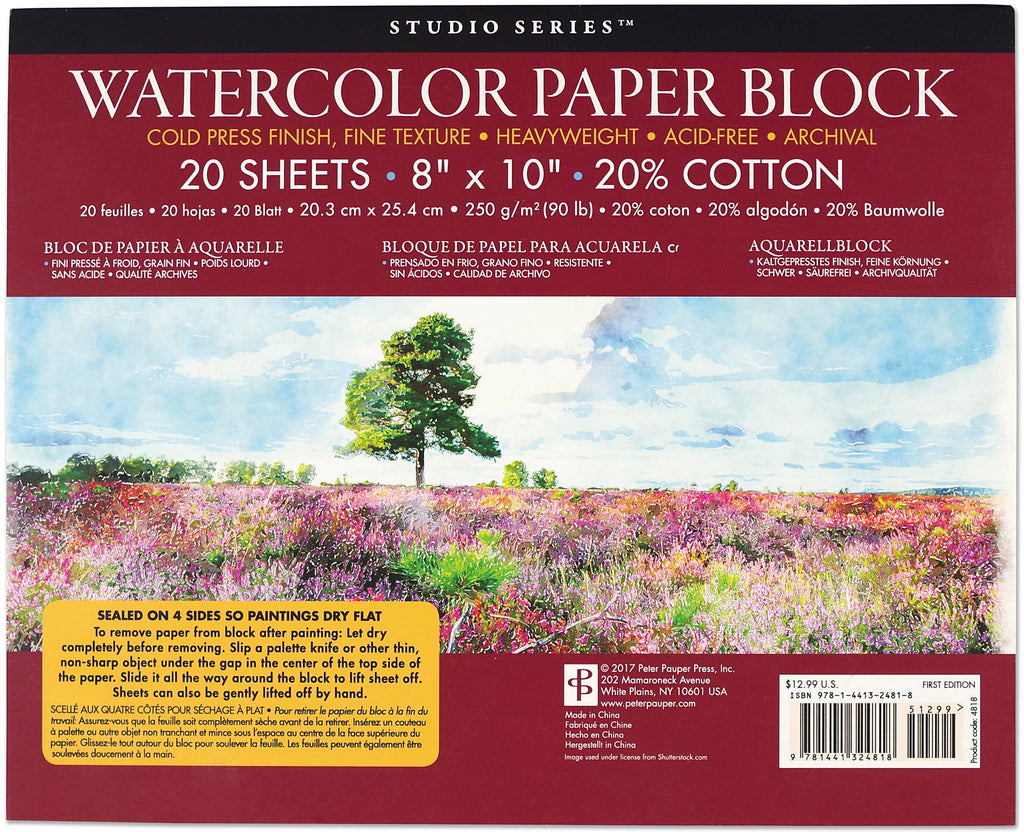 Studio Series Watercolor Paper Block