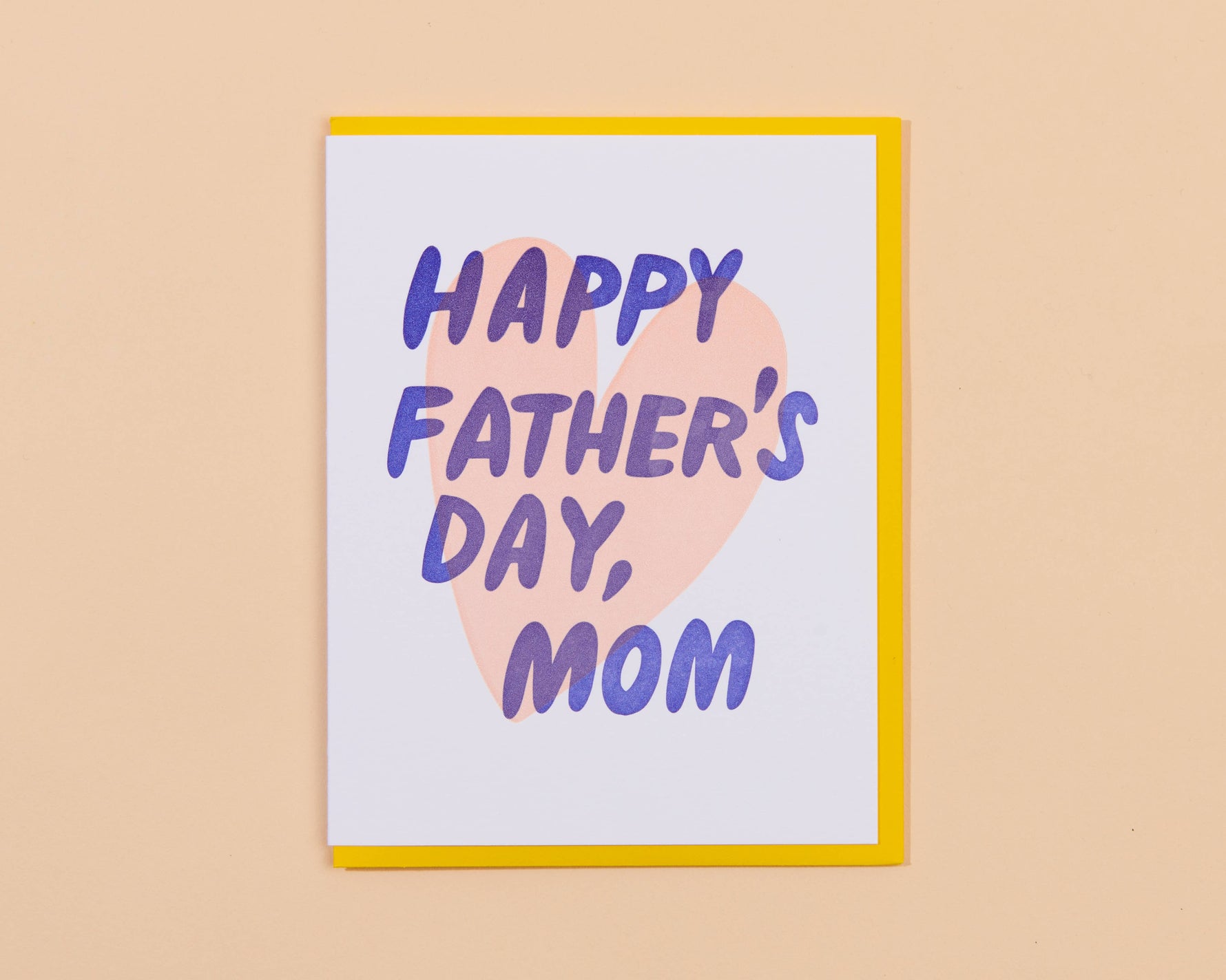 Letterpress Father's Day Card (Single Mom)